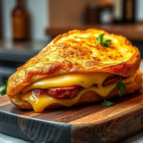 Tosta mista gratinada